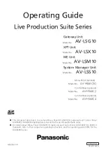 Panasonic Live Production Suite Series Operating Manual preview