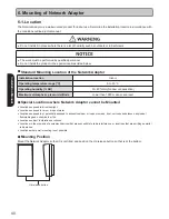 Preview for 40 page of Panasonic LJ-NA02 Installation Manual