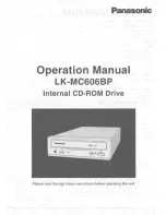 Panasonic LK-MC606BP Operation Manual preview