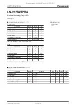 Panasonic LNJ115W8PRA Specification Sheet preview