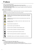 Preview for 2 page of Panasonic LP-310 Operation Manual