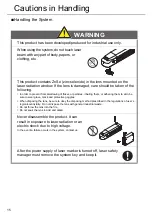 Preview for 15 page of Panasonic LP-310 Operation Manual