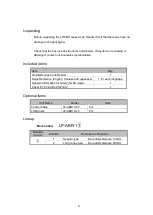 Preview for 8 page of Panasonic LP-ABR10 Series Setup & Operation Manual