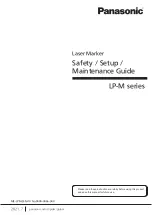 Preview for 1 page of Panasonic LP-M Series Maintenance Manual