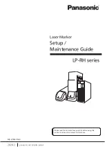 Preview for 1 page of Panasonic LP-RH Series Setup And Maintenance Manual