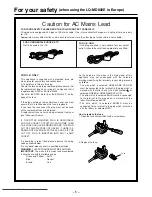 Предварительный просмотр 5 страницы Panasonic LQ-MD800E Operating Instructions Manual