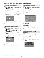 Предварительный просмотр 31 страницы Panasonic LQ-MD800E Operating Instructions Manual