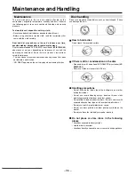 Предварительный просмотр 36 страницы Panasonic LQ-MD800E Operating Instructions Manual