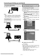 Preview for 14 page of Panasonic LQ-MD800P Operating Instructions Manual