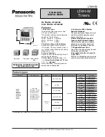 Preview for 8 page of Panasonic LT4H Manual