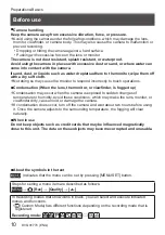 Preview for 10 page of Panasonic Lumix DC-FZ1000 II Basic Owner'S Manual