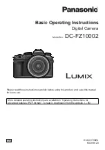 Panasonic Lumix  DC-FZ10002 Basic Operating Instructions Manual preview