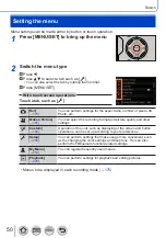 Предварительный просмотр 50 страницы Panasonic Lumix DC-FZ1000M2 Owner'S Manual