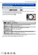 Предварительный просмотр 118 страницы Panasonic Lumix DC-FZ1000M2 Owner'S Manual