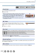 Preview for 204 page of Panasonic Lumix DC-FZ1000M2 Owner'S Manual