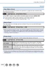 Предварительный просмотр 235 страницы Panasonic Lumix DC-FZ1000M2 Owner'S Manual