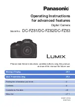 Preview for 1 page of Panasonic LUMIX DC-FZ81 Operating Instructions Manual