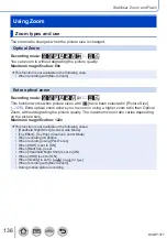 Preview for 136 page of Panasonic LUMIX DC-FZ81 Operating Instructions Manual