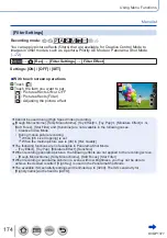 Preview for 174 page of Panasonic LUMIX DC-FZ81 Operating Instructions Manual