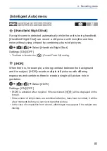 Preview for 81 page of Panasonic LUMIX DC-G100D Operating Instructions Manual