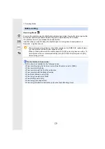 Preview for 75 page of Panasonic Lumix DC-G90 Operating Instructions Manual