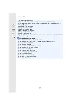 Preview for 77 page of Panasonic Lumix DC-G90 Operating Instructions Manual