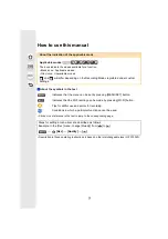 Preview for 3 page of Panasonic LUMIX DC-G95D Owner'S Manual For Advanced Features