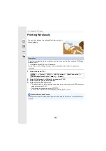 Preview for 257 page of Panasonic LUMIX DC-GF9 Operating Instructions For Advanced Features