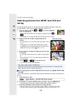 Preview for 123 page of Panasonic Lumix DC-GH5EFK Owner'S Manual For Advanced Features