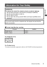 Preview for 5 page of Panasonic LUMIX DC-GH5M2GA Operating Instructions Manual