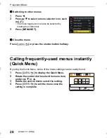 Preview for 28 page of Panasonic LUMIX DC-GX850K Owner'S Manual