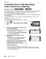 Предварительный просмотр 42 страницы Panasonic LUMIX DC-GX850K Owner'S Manual