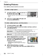 Preview for 52 page of Panasonic LUMIX DC-GX850K Owner'S Manual