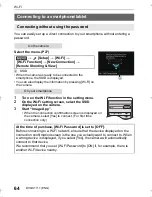 Preview for 64 page of Panasonic LUMIX DC-GX850K Owner'S Manual