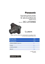 Panasonic LUMIX DC-LX100M2 Operating Instructions Manual preview