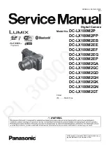 Panasonic Lumix DC-LX100M2P Service Manual предпросмотр