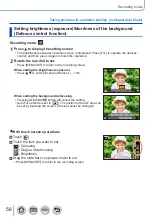 Preview for 56 page of Panasonic LUMIX DC-TZ200 Operating Instructions Manual