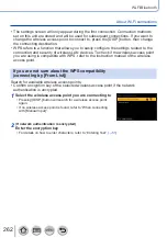 Preview for 262 page of Panasonic LUMIX DC-TZ200 Operating Instructions Manual