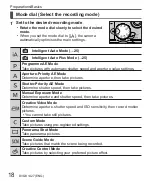 Preview for 18 page of Panasonic Lumix DC-TZ220 Operating Instructions Manual