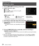 Preview for 24 page of Panasonic Lumix DC-TZ220 Operating Instructions Manual