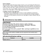 Preview for 2 page of Panasonic LUMIX DC-TZ90GN Basic Operating Instructions Manual