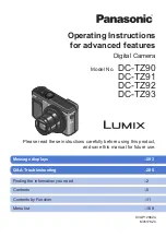 Предварительный просмотр 1 страницы Panasonic Lumix DC-TZ91 Operating Instructions Manual