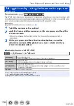 Предварительный просмотр 106 страницы Panasonic Lumix DC-TZ91 Operating Instructions Manual