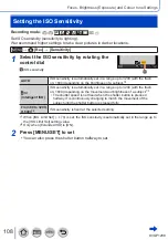 Предварительный просмотр 108 страницы Panasonic Lumix DC-TZ91 Operating Instructions Manual