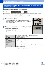 Предварительный просмотр 114 страницы Panasonic Lumix DC-TZ91 Operating Instructions Manual