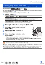 Предварительный просмотр 137 страницы Panasonic Lumix DC-TZ91 Operating Instructions Manual