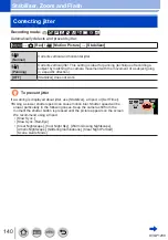 Предварительный просмотр 140 страницы Panasonic Lumix DC-TZ91 Operating Instructions Manual