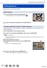 Предварительный просмотр 167 страницы Panasonic Lumix DC-TZ91 Operating Instructions Manual