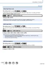 Предварительный просмотр 178 страницы Panasonic Lumix DC-TZ91 Operating Instructions Manual