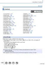 Предварительный просмотр 186 страницы Panasonic Lumix DC-TZ91 Operating Instructions Manual